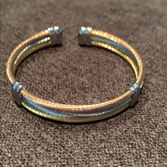 *HOT ITEM* Steel wire tri band cuff - Picture 2 of 6